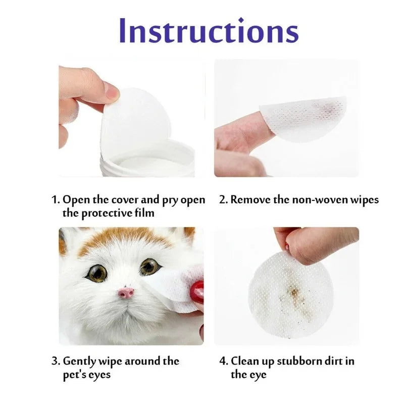 Gentle Pet Eye Wipes