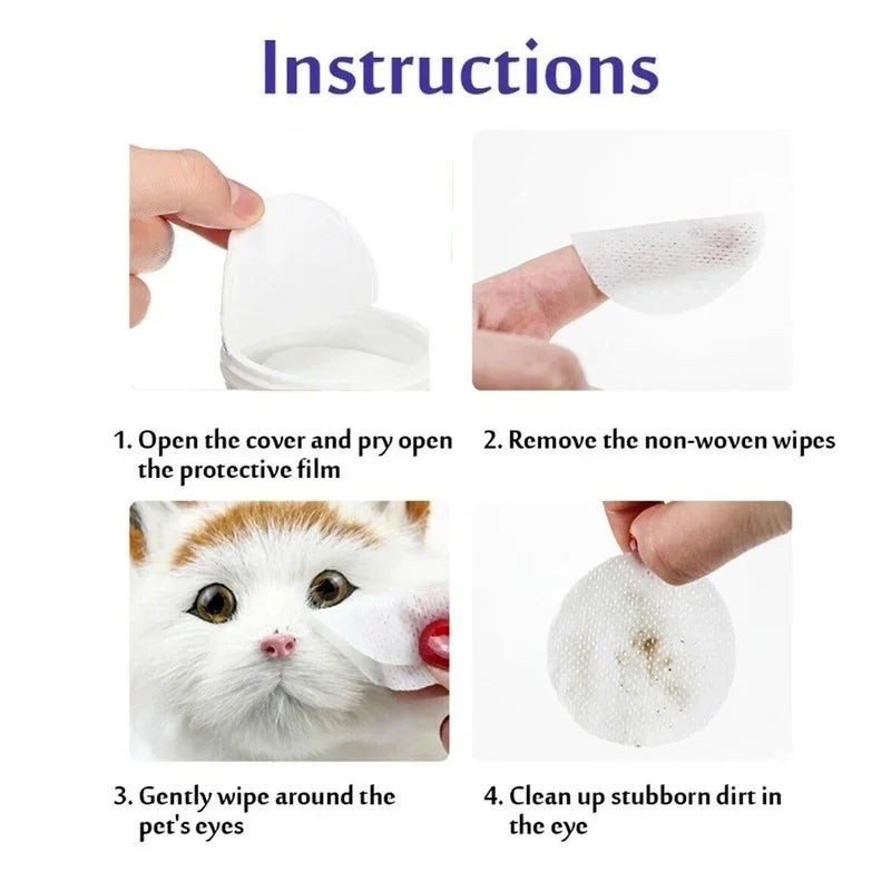 Gentle Pet Eye Wipes