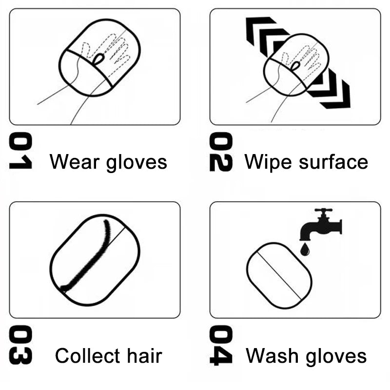Pet Hair Remover Gloves