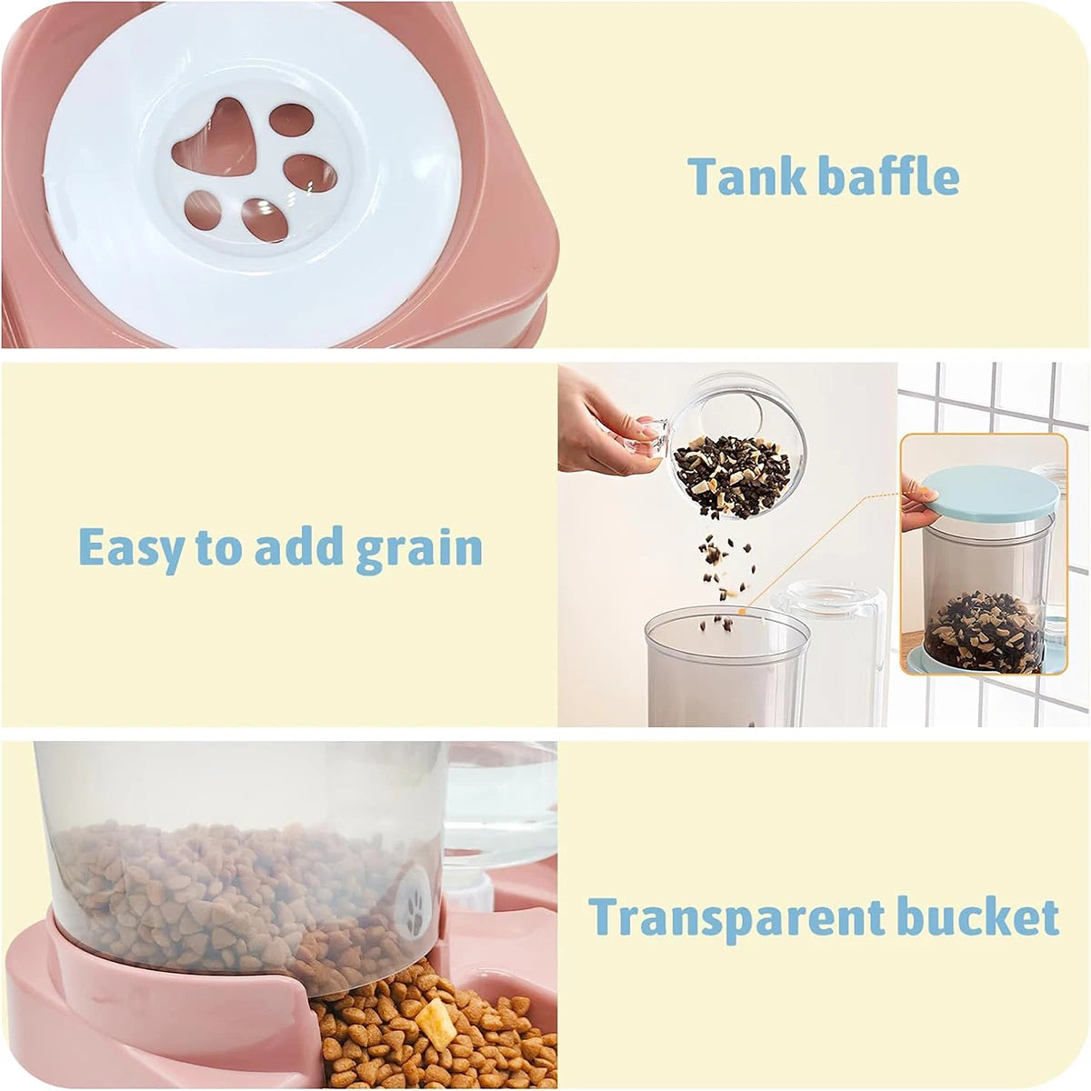 2-in-1 Cat Feeder Set