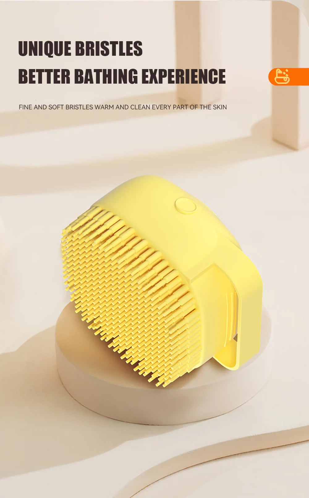 Pet Bath Massager Brush