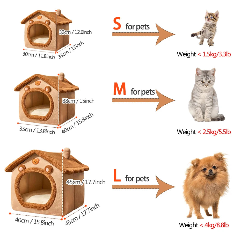 Foldable Pet Bed House