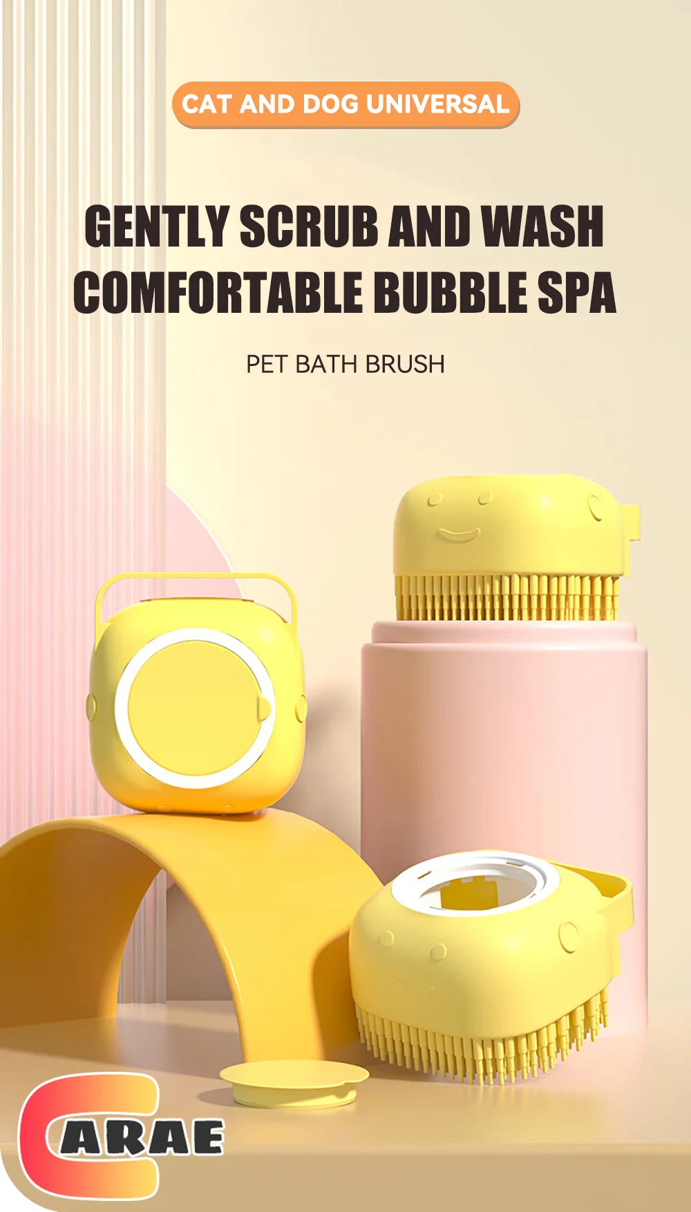 Pet Bath Massager Brush