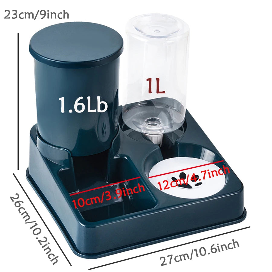 2-in-1 Cat Feeder Set