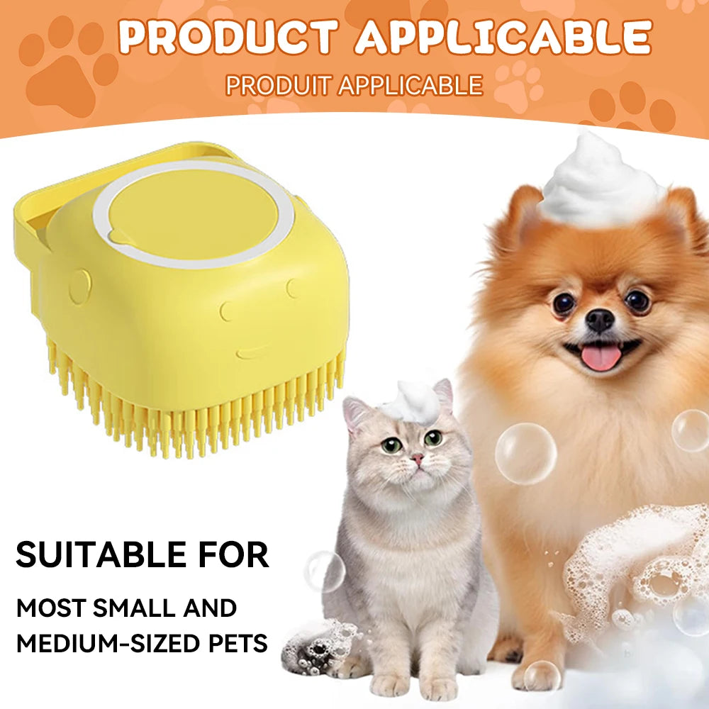 Pet Bath Massager Brush
