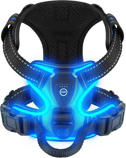 LED No-Pull Dog Harness
