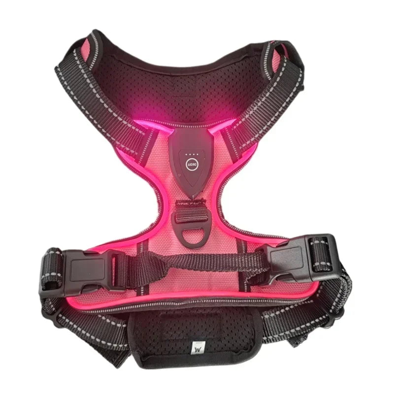LED No-Pull Dog Harness