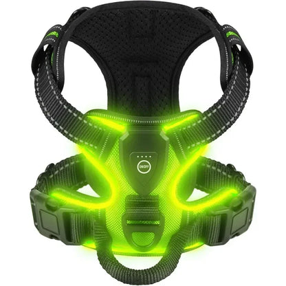 LED No-Pull Dog Harness