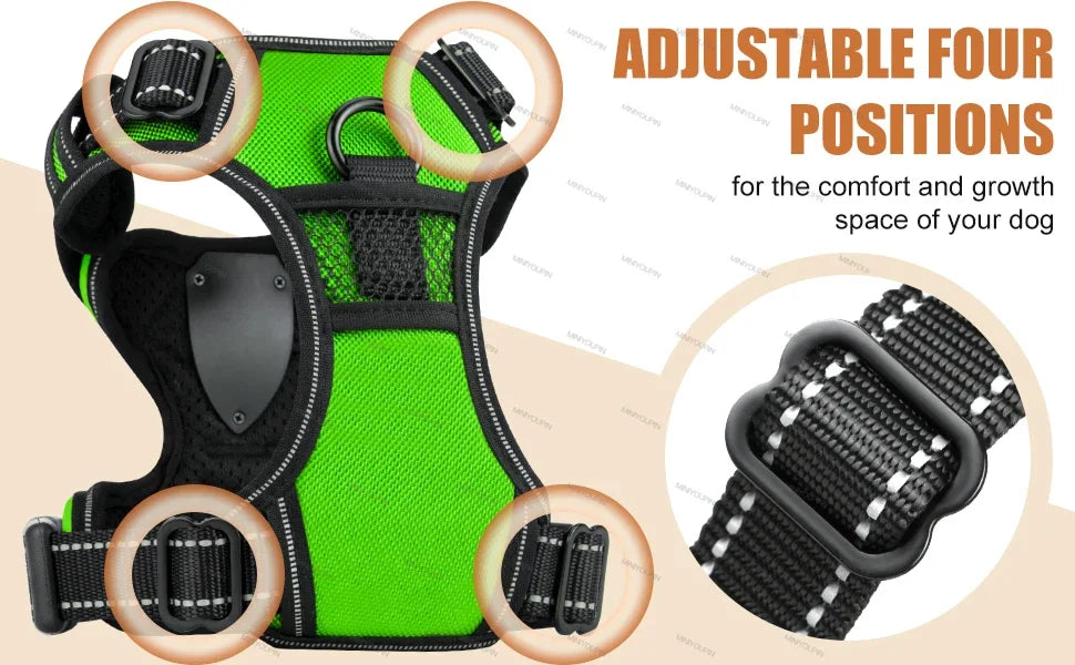 LED No-Pull Dog Harness