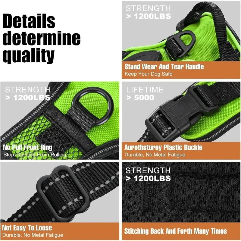 LED No-Pull Dog Harness