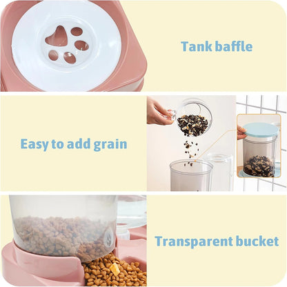 2-in-1 Cat Feeder Set