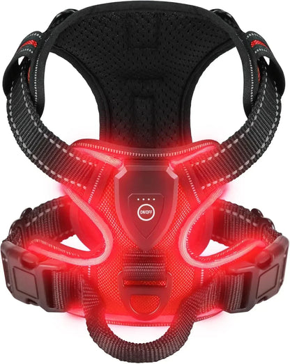 LED No-Pull Dog Harness