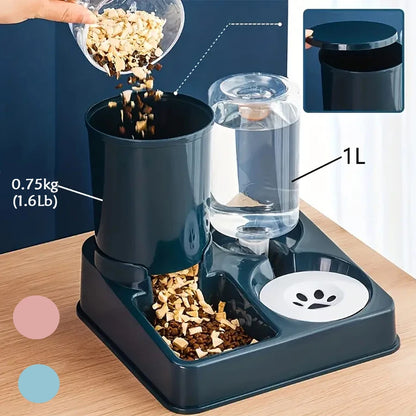 2-in-1 Cat Feeder Set